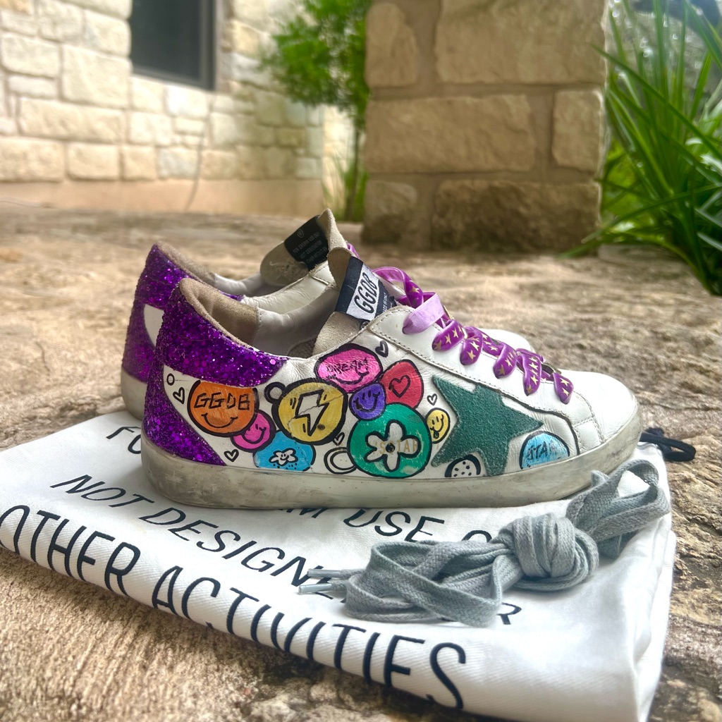 One Of A Kind Golden Goose Women’s Sneakers Size 38 (Us 8)